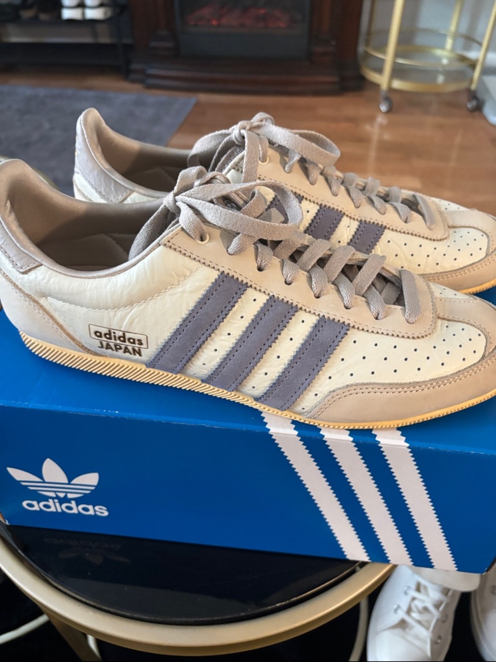 adidas Japan Sneakers in Beige and Light Gray